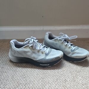 Under Armour Women's White and Gray Athletic Shoes